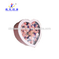 New Unique Design Heart Shaped Gift Box White Card Packaging Boxes